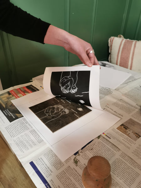 Atelier de découverte de la linogravure : initiation 10/03 (acompte)