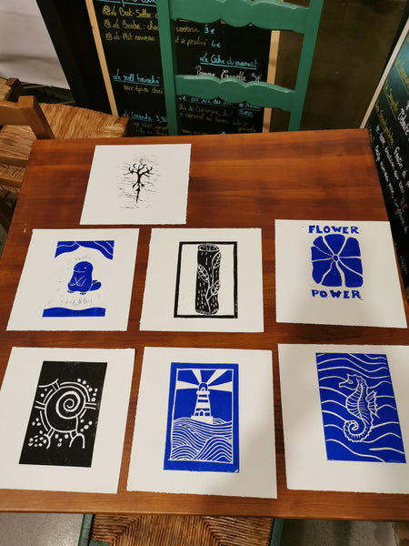 Atelier de découverte de la linogravure : initiation 09/06 (acompte)