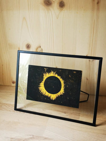Eclipses - linogravure originale