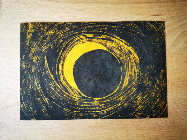 Eclipses - linogravure originale