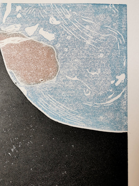 Loin - linogravure originale