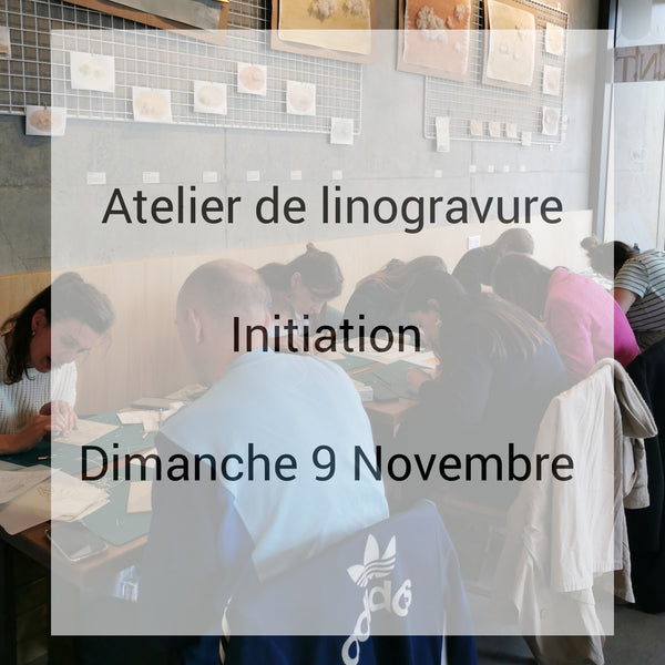 Atelier de découverte de la linogravure : initiation 09/11 (acompte)
